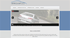 Desktop Screenshot of amzcar.cz