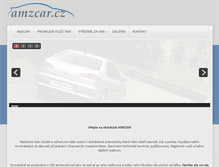 Tablet Screenshot of amzcar.cz